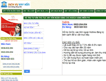 Tablet Screenshot of hotrovayvonnganhang.net